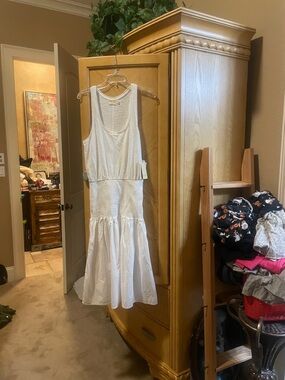 Nation white dress size small